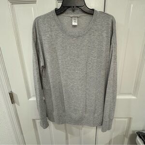 Jockey Heather Gray Long Sleeve Lounge Top‎ – Size L Worn Once
